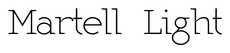 Martell  Light font
